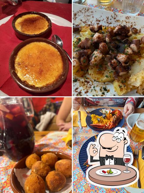 Creme brulee al La Paella de Povedilla