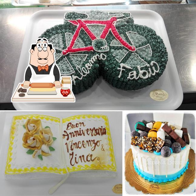 Pasticceria Gelateria Bozzo propone un'ampia selezione di dessert