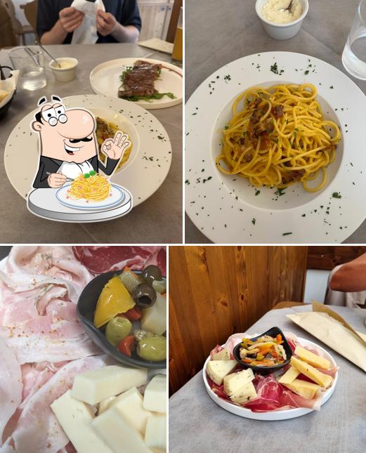 Spaghetti alla carbonara al Ristorante Alla tana