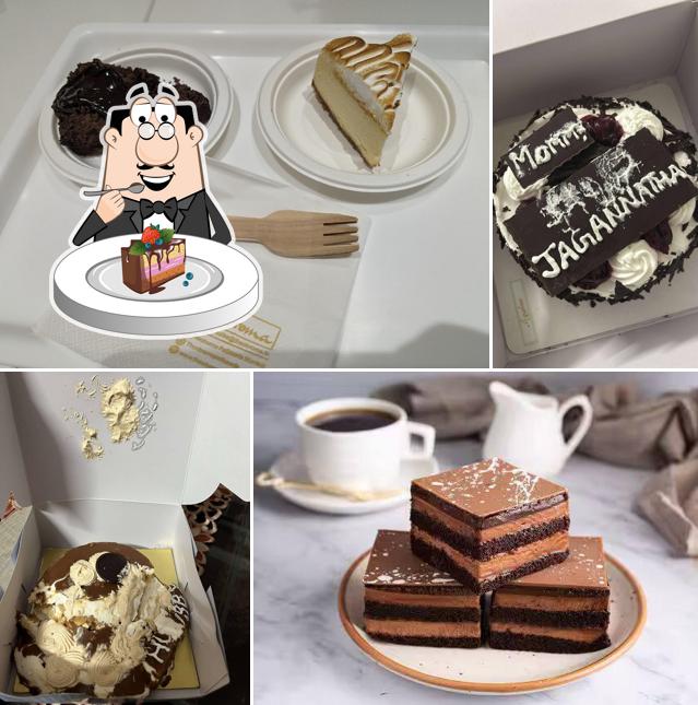 Chocolate cake at Theobroma Zirakpur