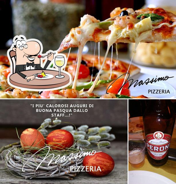 La foto di cibo e birra da Da Massimo