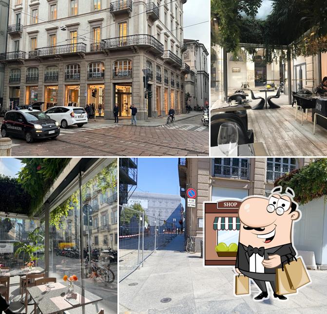 L'area esterna è una caratteristica importante di Café Trussardi