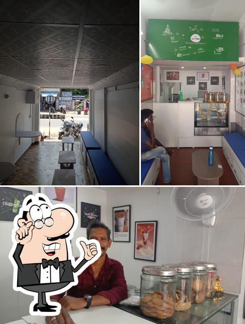 The interior of Tea Time Karaikal
