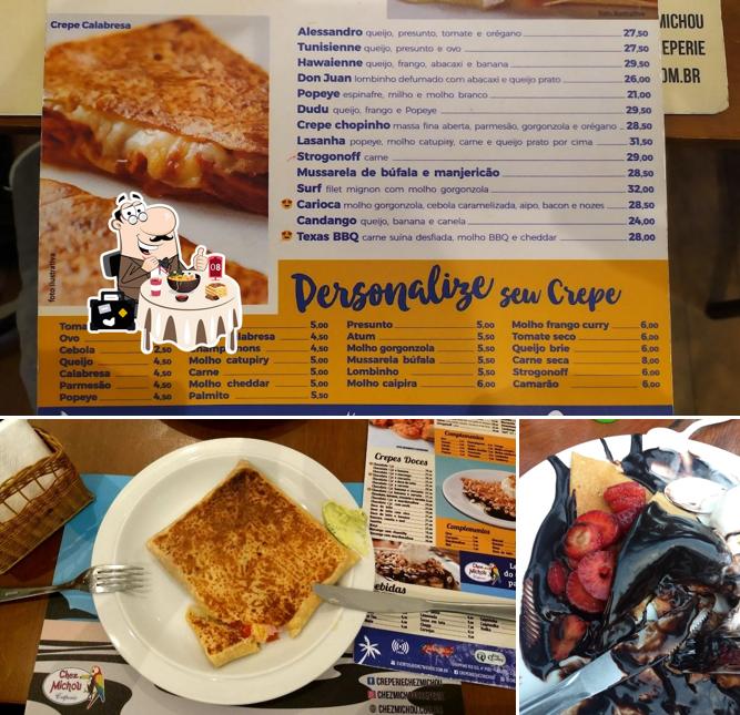 Comida em Chez Michou Crêperie