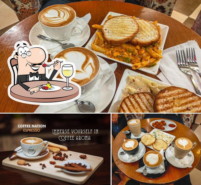 The restaurant's food and beverage