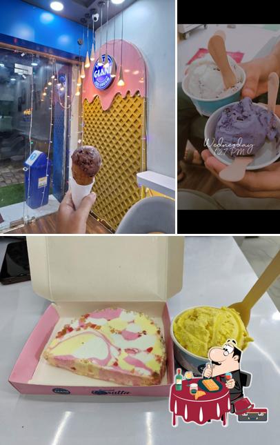 Waffles at Giani Ice Cream