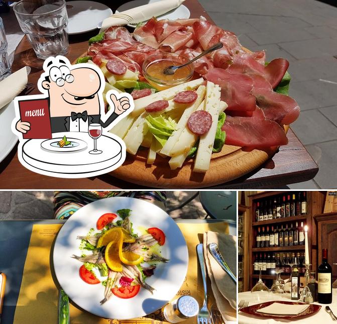 La foto di cibo e vino da Ristorante Il Granaio Specialità di carne e di pesce