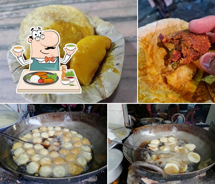 Food at Potla's Snack