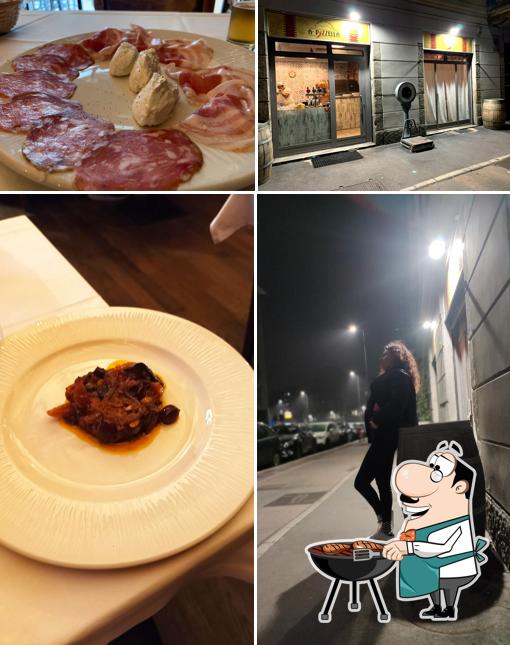 Prova i piatti di carne a A’ Pizzella