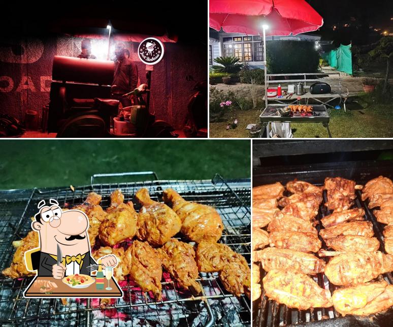 The photo of food and interior at Just Barbecue