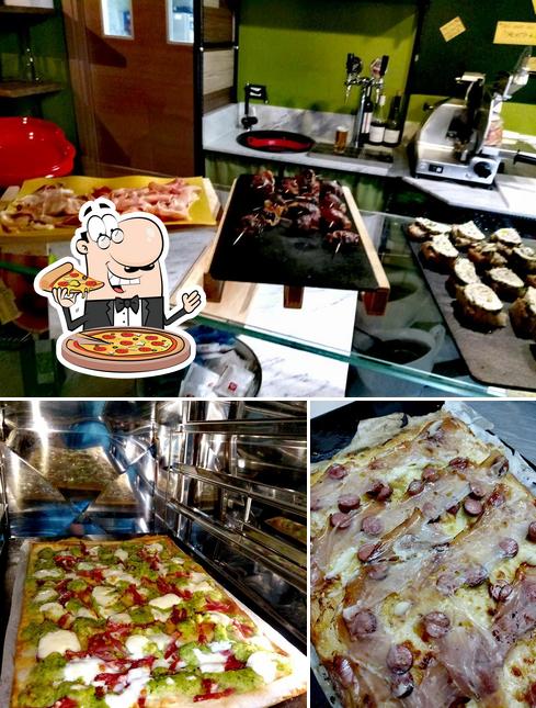 Prova una pizza a La Bottega di Bù Ristomarket Wine Bar