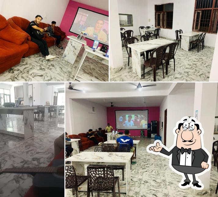 Check out how Moksh family restaurant and cafe looks inside