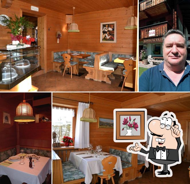 Gli interni di KEISN osteria di montagna