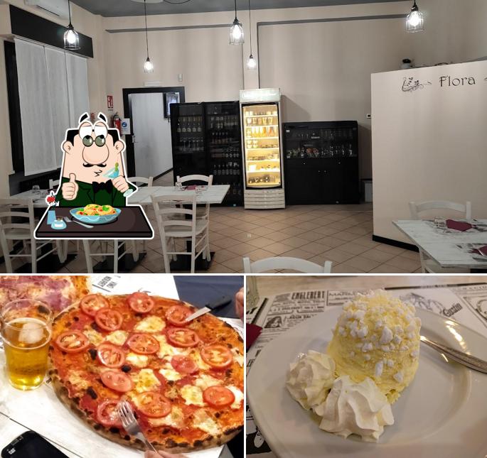 La immagine di cibo e interni da Trattoria Pizzeria Flora