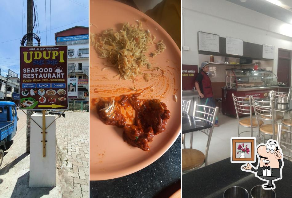Check out how Udupi sea food restaurant looks inside