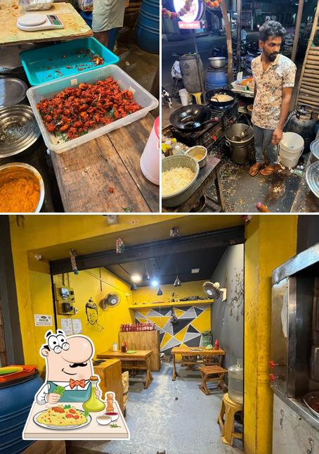 The picture of food and interior at YUMMY GRILL