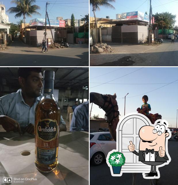 Check out how Bharat garden family restaurant looks outside