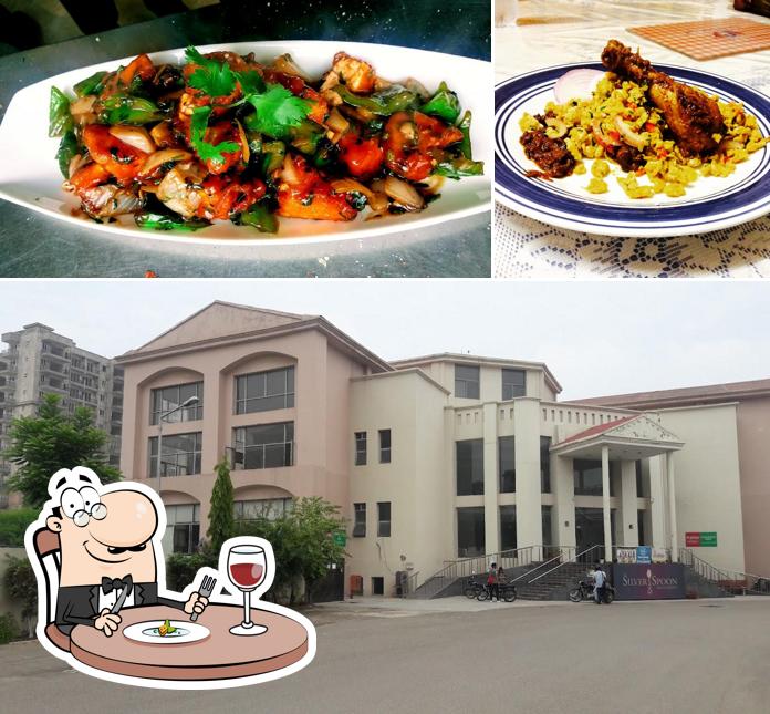 The restaurant's food and exterior
