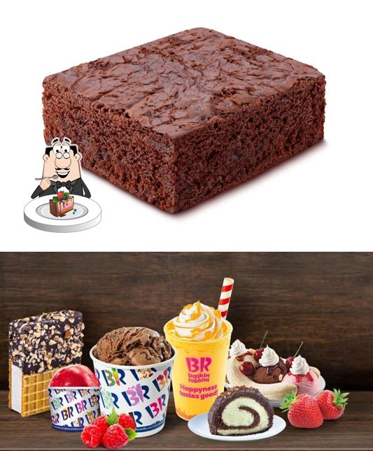 Chocolate cake at Baskin Robbins - Ice Cream Desserts