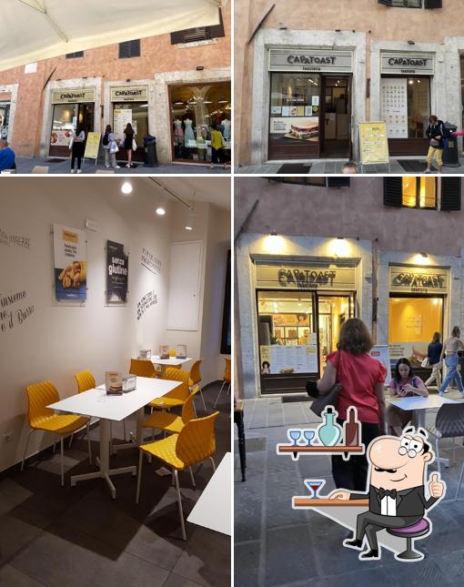 Gli interni di Capatoast - Perugia