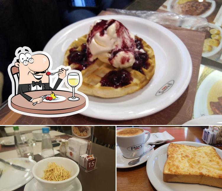 Platos en Fran's Café - Anália Franco