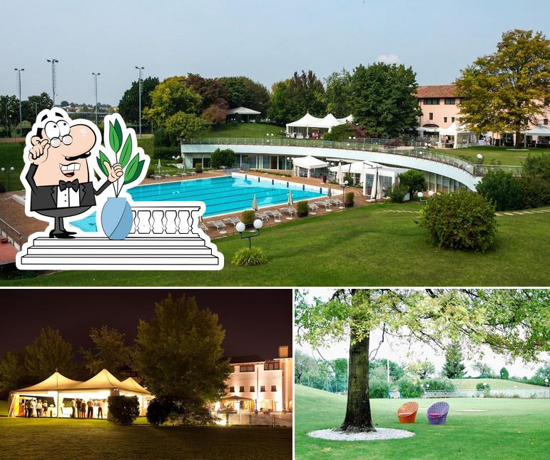 L'area esterna è una caratteristica importante di Hotel Ristorante Fior