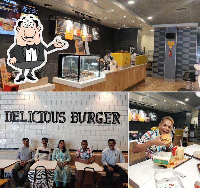 The interior of McDonald's