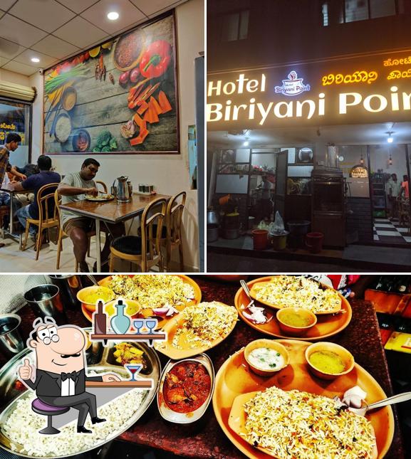 This is the photo displaying interior and food at BIRIYANI POINT