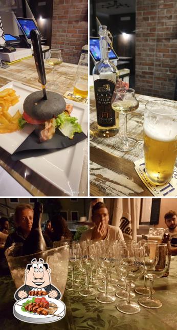 Questa è la foto che mostra la cibo e bancone da bar di Faccio's bar