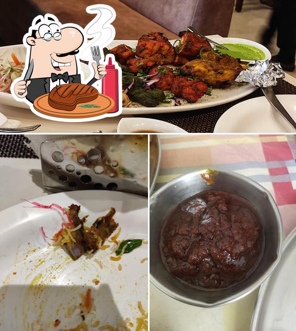 Order meat meals at Hotel Muntaj