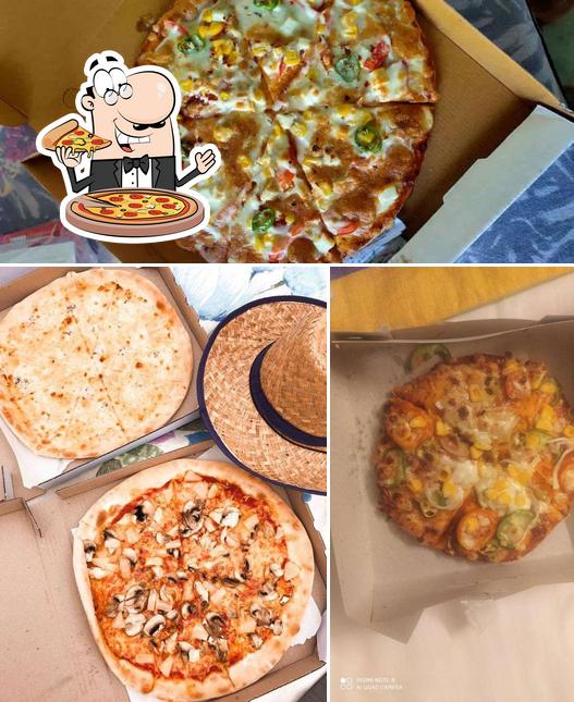 Try out pizza at Pink City Pizza Parlour