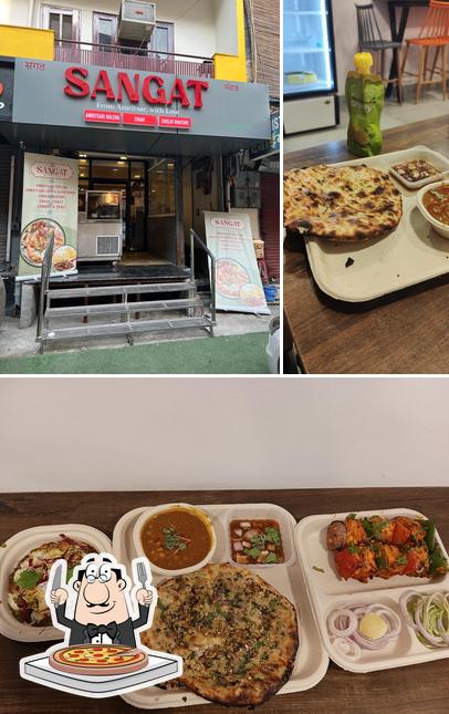 Pick pizza at Sangat - From Amritsar, with Love