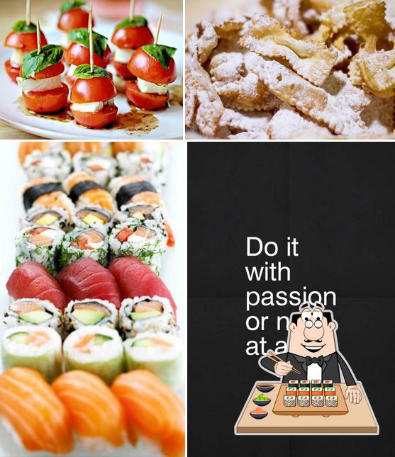 Prova le varie opzioni di sushi