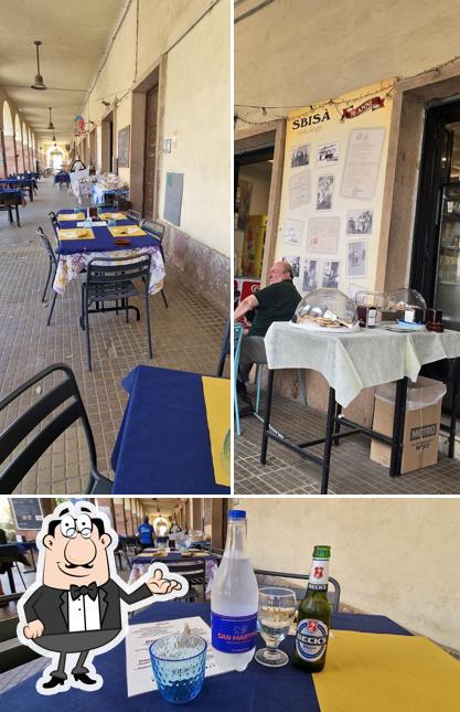 Bar Ristorante Sbisà Edda si caratterizza per la interni e cibo