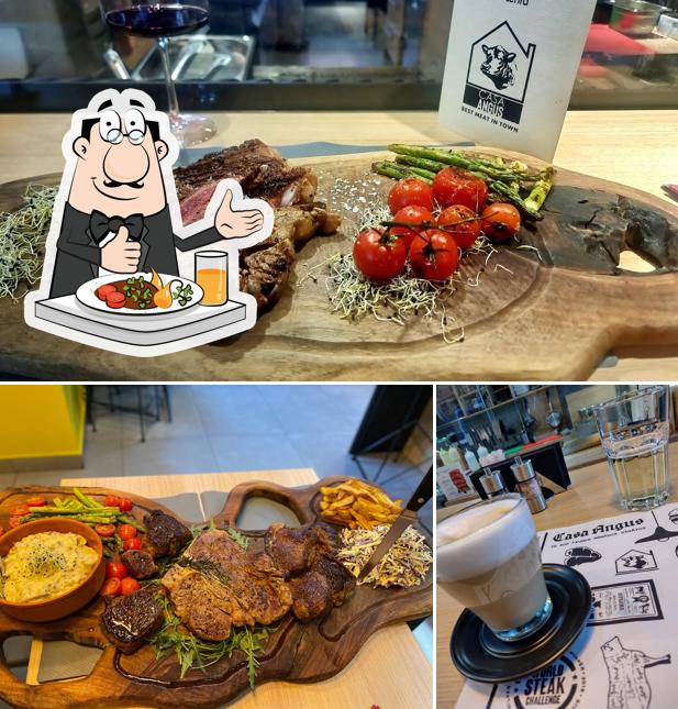 Voici la photo affichant la nourriture et boisson sur Casa Angus Beef Bar