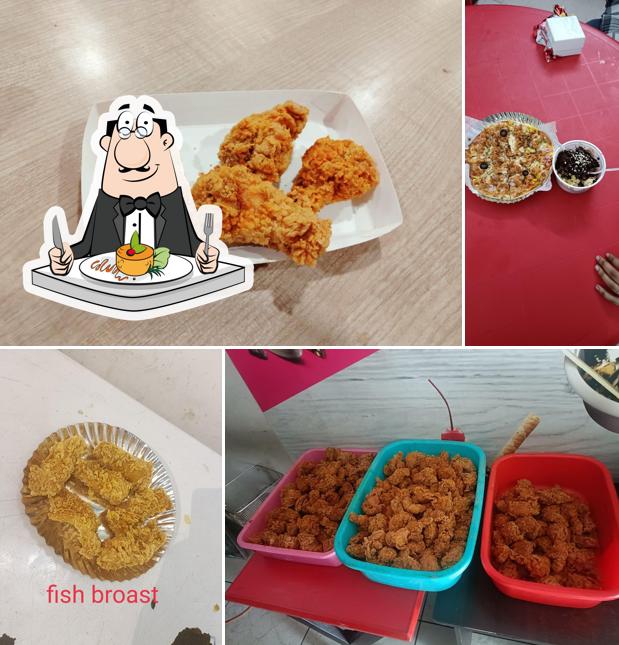 Food at AFC BROAST CHICKEN