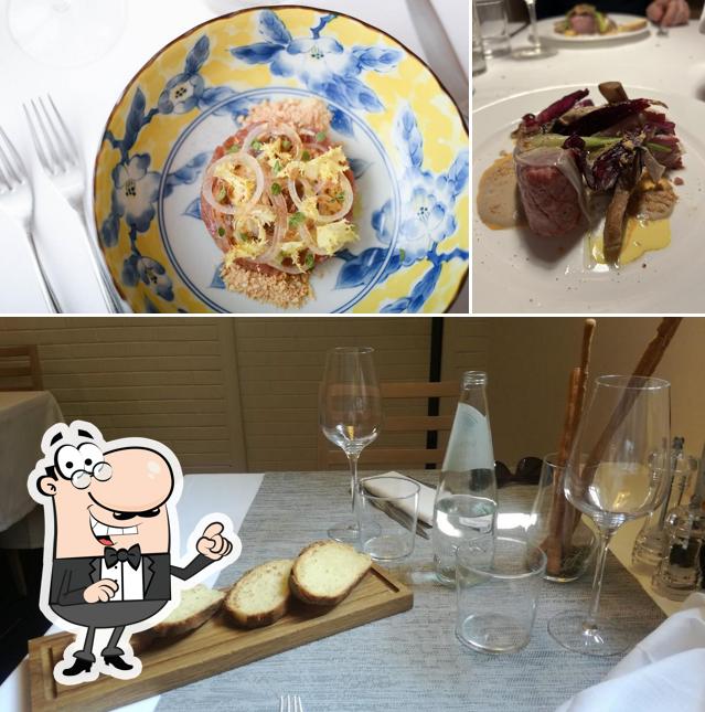 Questa è la foto che presenta la interni e bevanda di Cous-Cous "Ristorante Trapanese"