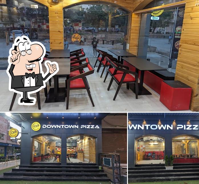The interior of Downtown Pizza- Best Restaurant in Jaipur Best Pizza in Jaipur