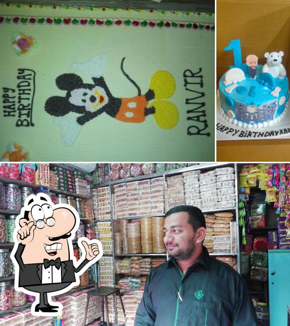 The interior of Gaurav Bakery (The Cake Shop)