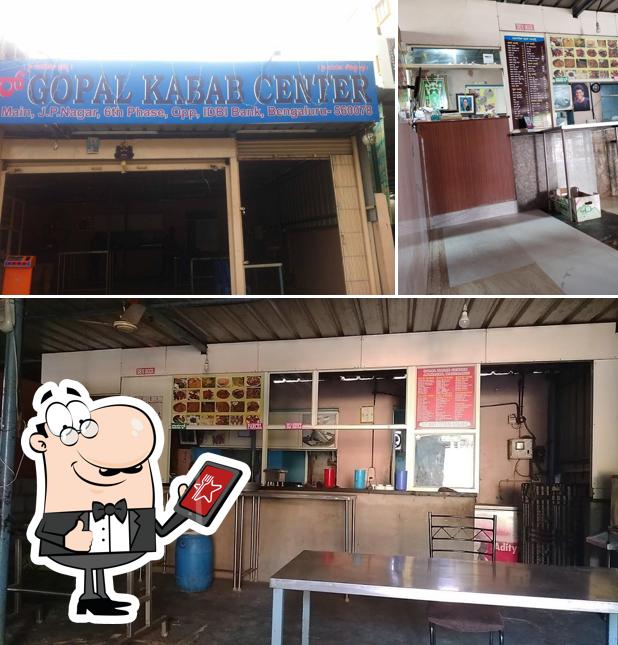 This is the image displaying exterior and interior at Gopal Kabab center