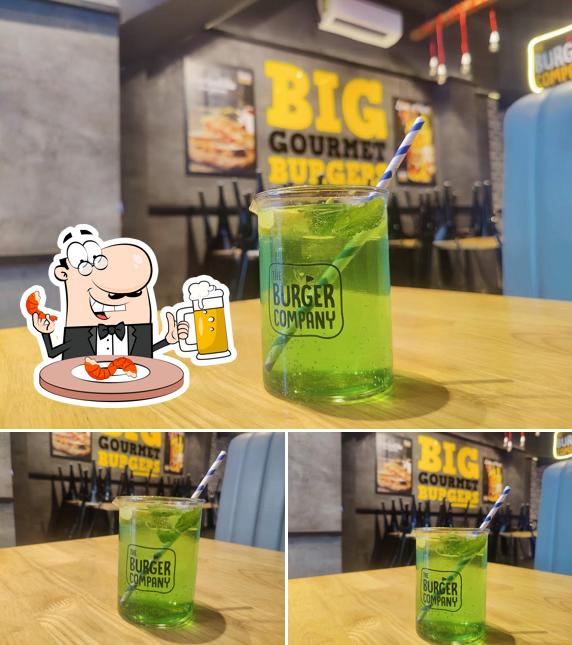 You can get a glass of light or dark beer