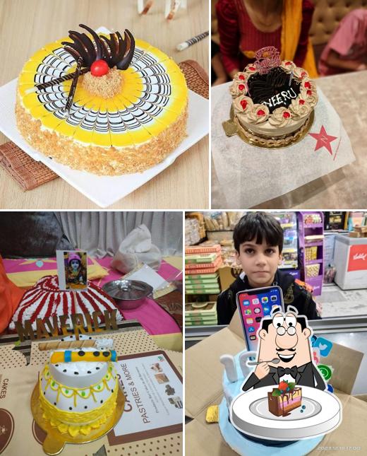 Chocolate cake at Arora Confectionery