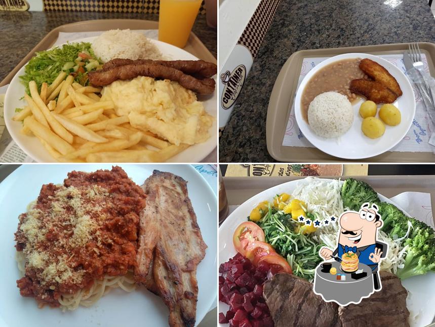 Platos en Container Grill Restaurante - Sarandi