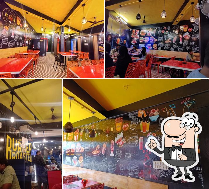 The interior of God's Own Burger Broasted