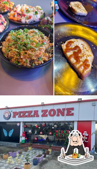 Food at Pizza Zone
