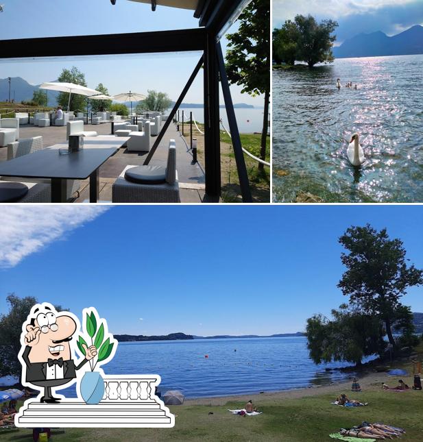 Gli esterni di Arena Beach Verbania