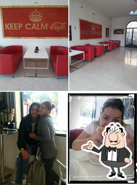 Gli interni di Keep Calm Cafè