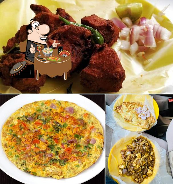Food at Deepak Egg Rice Center