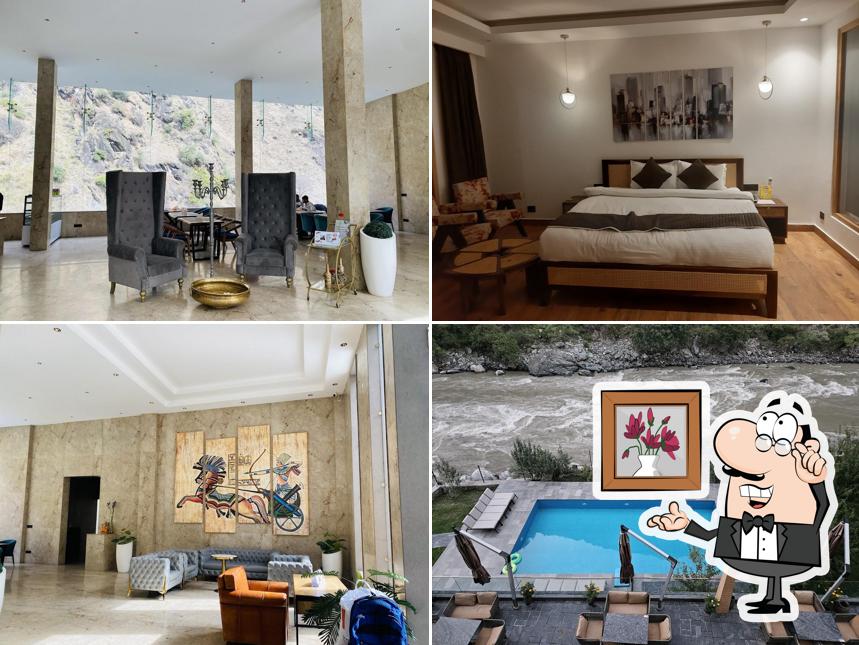 Check out how Echor Palm Bliss Riverside Resort & Spa Kasol Bar & Lounge looks inside