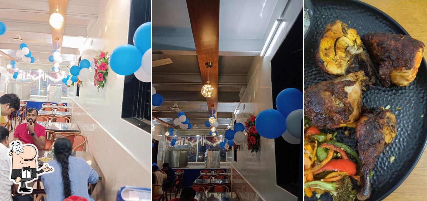 The interior of Naidu Biriyani House